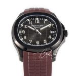 Replica Patek Philippe Aquanaut 5167 Zf Pvd Black Dial Brown Strap Swiss 324 Sc (2)