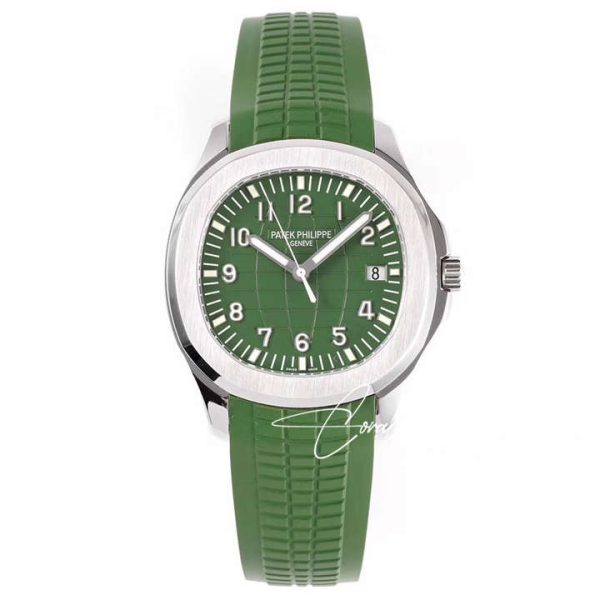 Replica Patek Philippe Aquanaut 5168g 010 42mm Zf V3 Ss Green Dial Swiss 324sc (1)