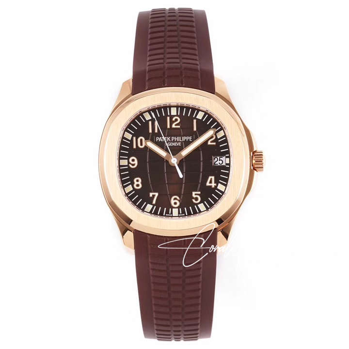 Replica Patek Philippe Aquanaut Jumbo 5167r 001 Zf V3 Rg Brown Dial Swiss 324sc (2)