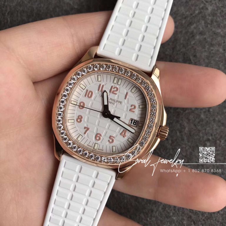 Replica Patek Philippe Aquanaut Luce Ladies 5067a Ppf Rg & Diamonds White Dial Swiss E23 250sc (2)