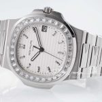 Replica Patek Philippe Nautilus 5711 Ppf V4 Ss & Diamond White Dial Swiss 324sc (4)