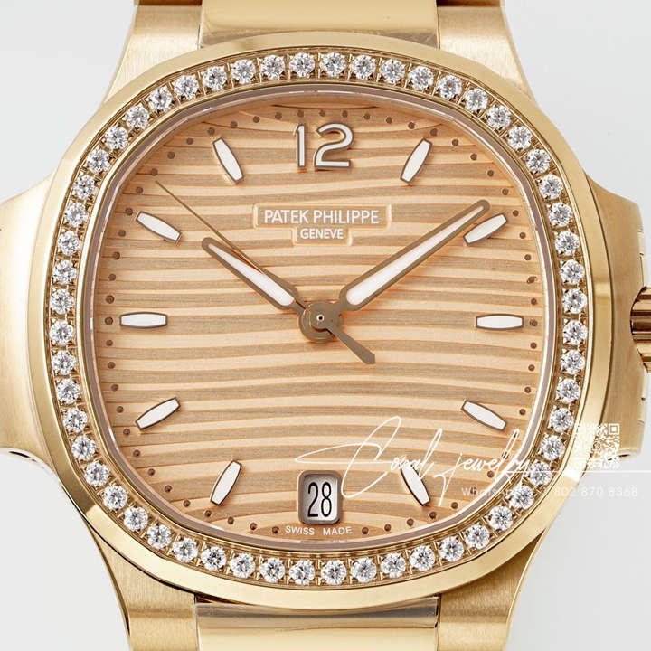 Replica Patek Philippe Nautilus 57111a Ppf V4 Rg & Diamond Rose Dial Swiss 324sc (3)