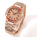 Replica Patek Philippe Nautilus 71181300r Lady Ppf Rg Diamond Bezel Rose Dial Swiss 26 330 (4)