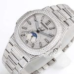 Replica Patek Philippe Nautilus Anual Calendar 5726 R8f Ss & Diamonds Diamond Dial Swiss 324s (3)