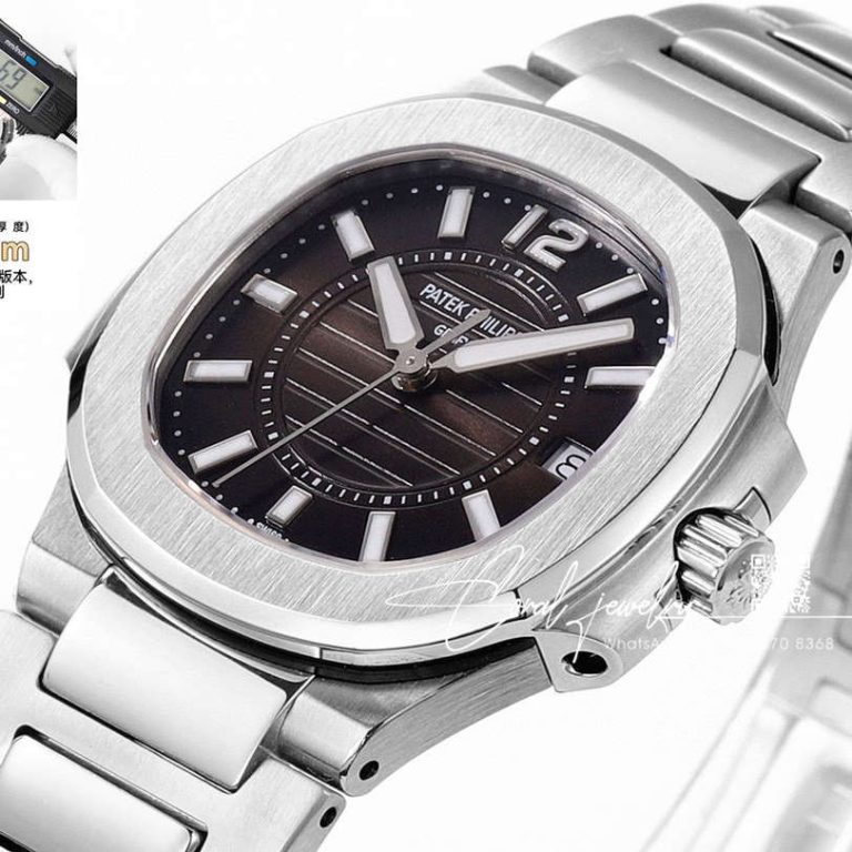 Replica Patek Philippe Nautilus Ladies 70101g 001 Grf Ss & Black Dial Swiss Quartz E23 250 S C (2)