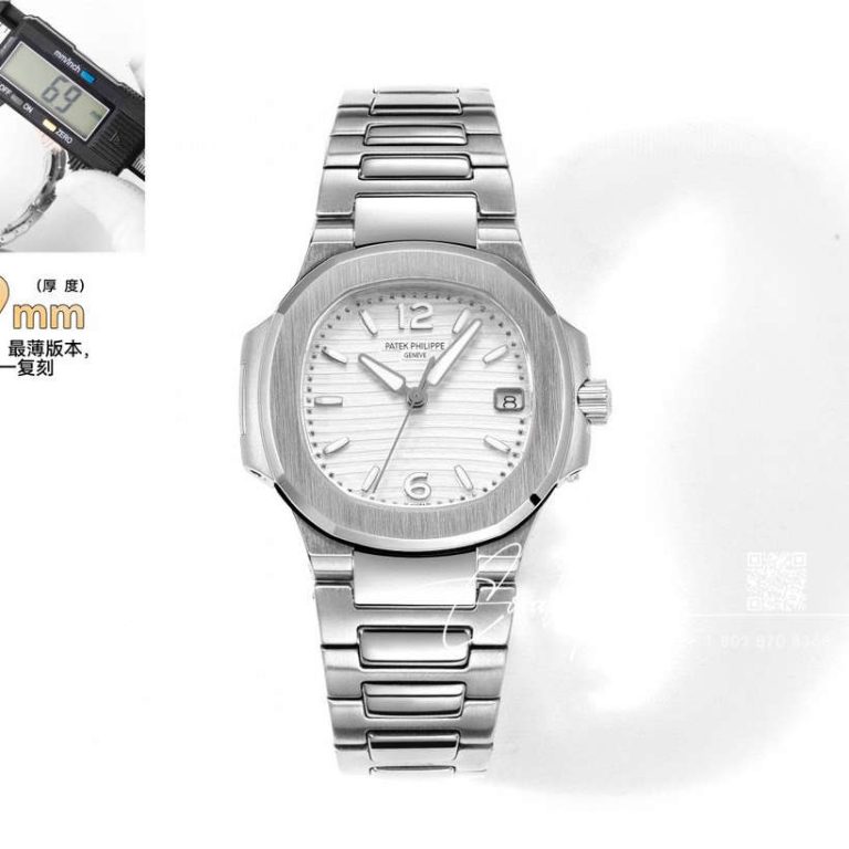 Replica Patek Philippe Nautilus Ladies 70101g 001 Grf Ss & Silver Dial Swiss Quartz E23 250 S C (1)