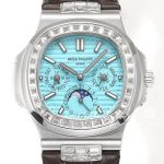 Replica Patek Philippe Nautilus Perpetual Calendar 5740 Ppf Azure Dial Diamond Bezel Swiss 240 Ps (3)