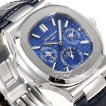 Replica Patek Philippe Nautilus Perpetual Calendar 5740 Ppf Ss Blue Dial Swiss 240 Ps (5)