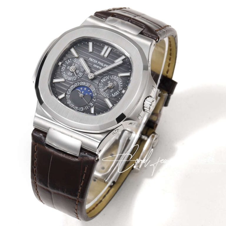 Replica Patek Philippe Nautilus Perpetual Calendar 5740 Ppf Ss Gray Dial Swiss 240 Ps (2)