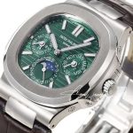 Replica Patek Philippe Nautilus Perpetual Calendar 5740 Ppf Ss Green Dial Swiss 240 Ps (4)