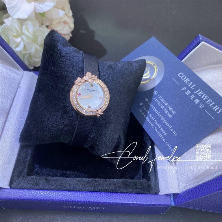 Chaumet Hortensia Eden Watch Uae 50th Anniversary Limited Edition Rose Gold Diamonds Mother Of Pearl (5)