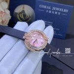 Chaumet Hortensia Eden Watch Small Model Rose Gold Diamonds Pink Opal Custom Watches Coral (6)