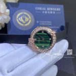 Chaumet Hortensia Watch Steel Diamonds Malachite Coral (3)