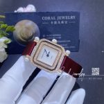 Charles Oudin Pansy Miroir Pearls Rose Gold Watch Coral (8)