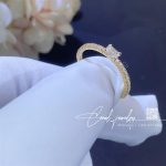 Cartier Etincelle De Cartier Ring Princess Cut Diamond Paved B4232900 Coral (4)