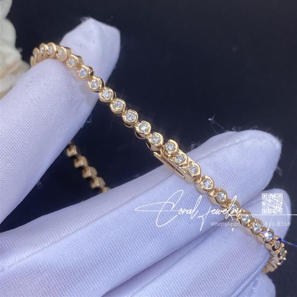 Cartier Essential Lines Bracelet Brilliant Cut Diamonds Rose Gold N6703317 Coral (2)