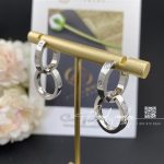 Cartier love white gold earrings b8301500 coral (2)