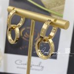 Cartier love yellow gold earrings b8301499 coral (5)