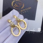 Cartier love yellow gold earrings b8301499 coral (6)