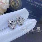 Cartier panthere de cartier stud earrings white gold n8515269 coral (1)