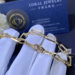 Cartier santos de cartier bracelet yellow gold b6021300 coral (2)