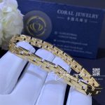 Cartier yellow gold maillon panthere bracelet b6065417 coral (3)