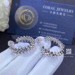 Cartier clash de cartier earrings small model white gold coral (5)