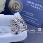 Cartier clash de cartier earrings small model white gold coral (7)