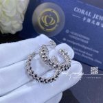 Cartier clash de cartier earrings small model white gold coral (8)