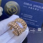 Cartier clash de cartier hoop earrings double row b8301478 coral (1)