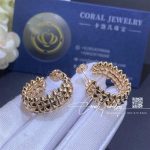 Cartier clash de cartier hoop earrings double row b8301478 coral (3)
