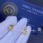 Cartier love stud earring yellow gold b8301421 coral (3)