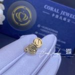 Cartier love stud earring yellow gold b8301421 coral (4)