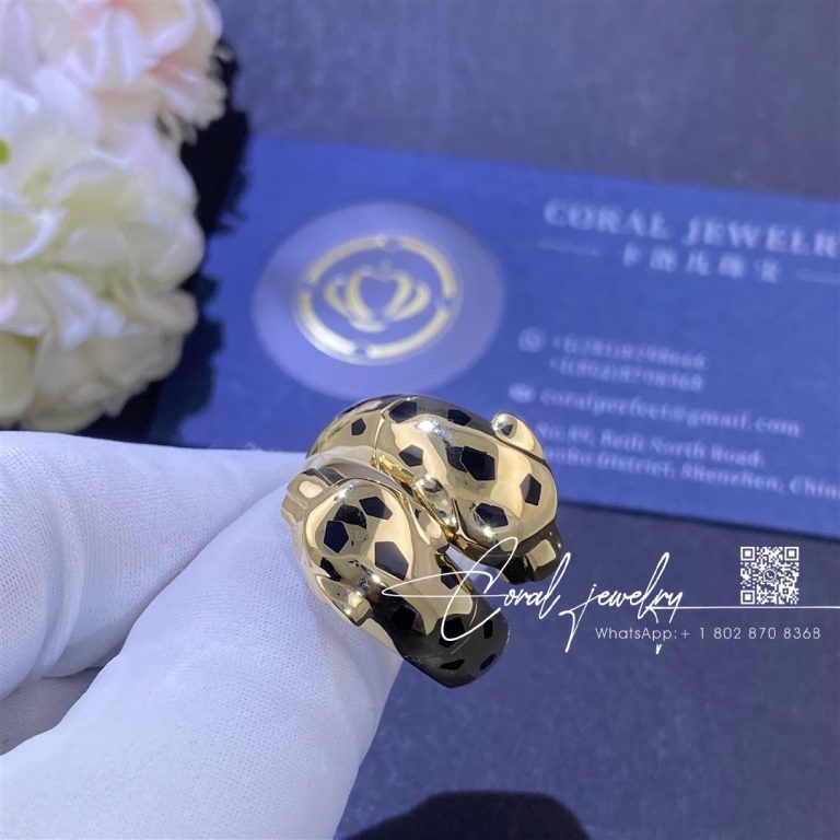 Cartier panthere de cartier ring articulated n4780900 coral (1)