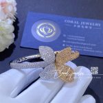 Pasquale bruni giardini segreti bracelet in 18k white and rose gold coral (2)