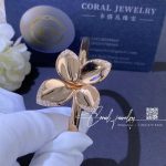 Pasquale bruni giardini segreti flower bracelet in 18k rose gold with white diamonds coral (4)