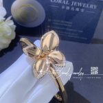 Pasquale bruni giardini segreti flower bracelet in 18k rose gold with white diamonds coral (5)