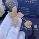 Pasquale bruni giardini flower bracelet in 18k rose gold coral (4)