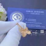 Pasquale bruni petit garden ring in 18k rose gold with white and champagne diamonds coral (3)