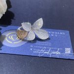 Pasquale bruni giardini segreti flower ring with diamonds 18k rose gold and white gold (2)