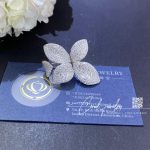 Pasquale bruni giardini segreti ring five leaves medium flower ring coral (6)
